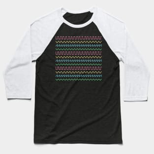 Synthesizer Waveform Baseball T-Shirt